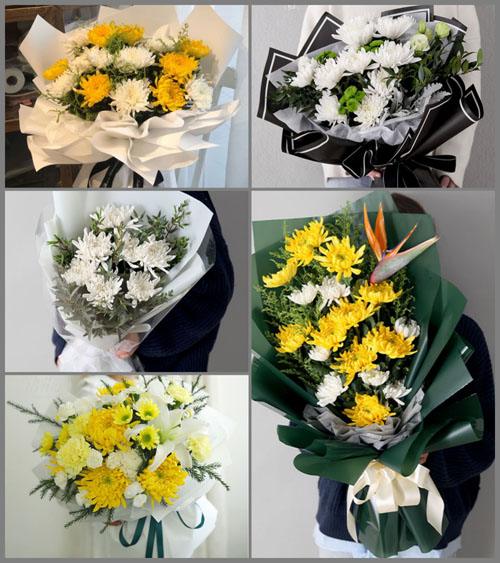 福建宁德周宁县狮城镇前坪村白事花束代送